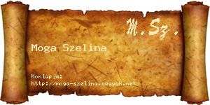 Moga Szelina névjegykártya